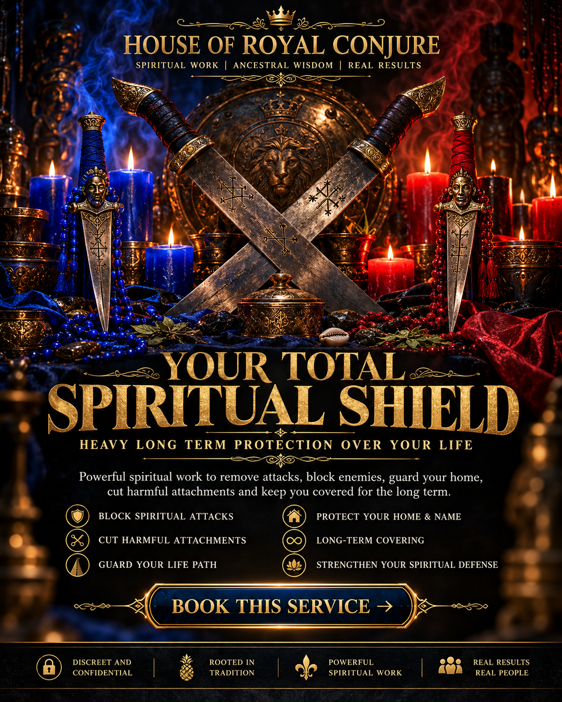 Your TOTAL Spiritual Shield : Heavy Long Term Protection Over Your Life